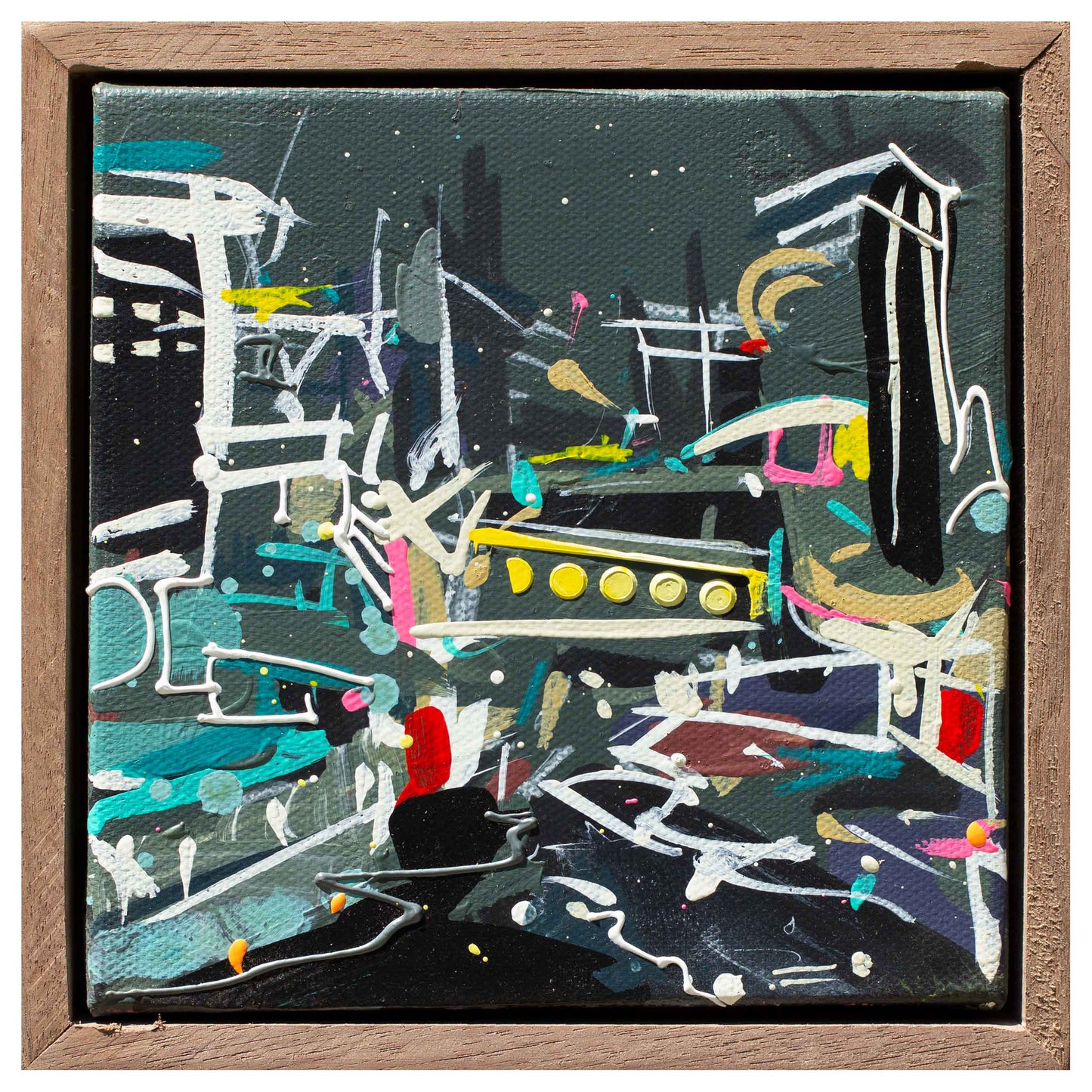 Back Streets #2, 6" x 6"