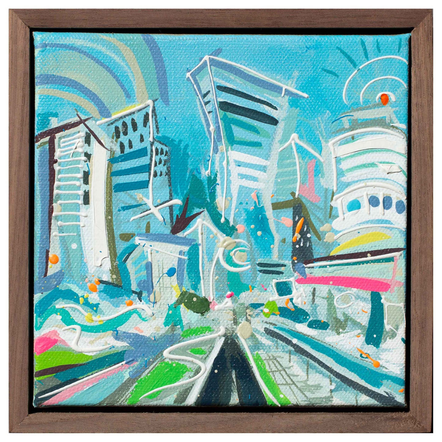 Little Uprising, 6" x 6"