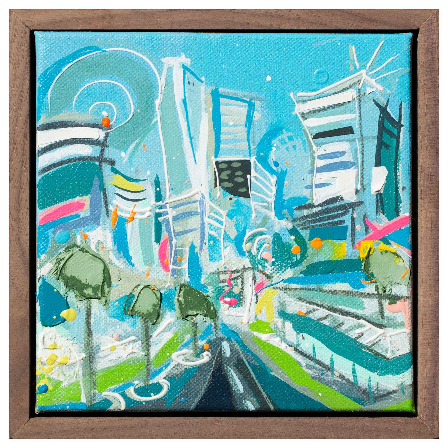 Little Uprising #2, 6" x 6"