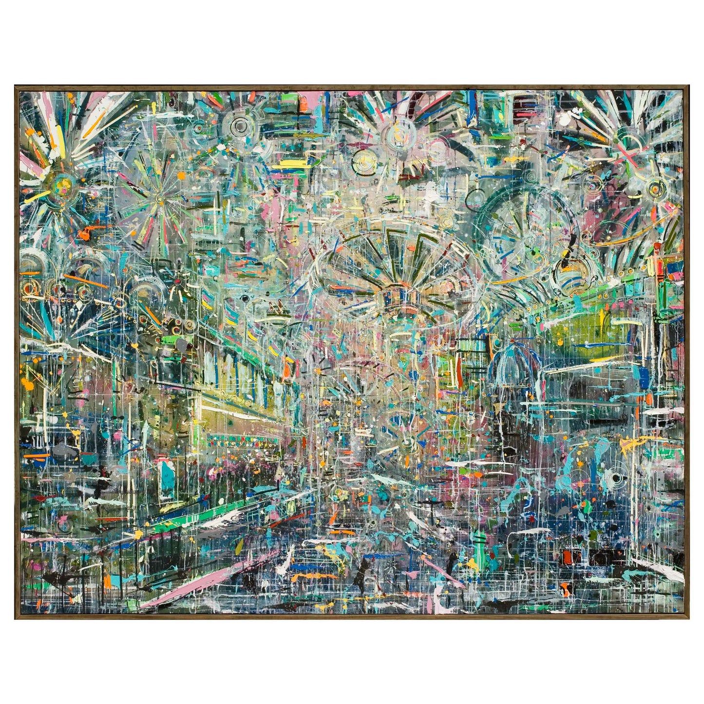 Midway, 65" x 81"