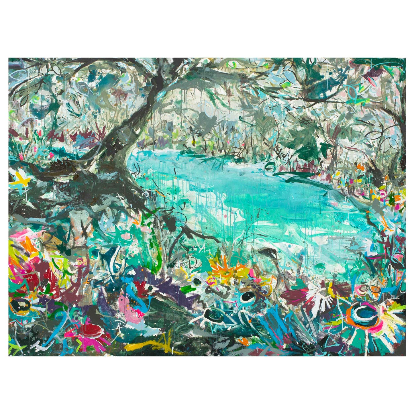 Rainforest #2, 72" x 96"