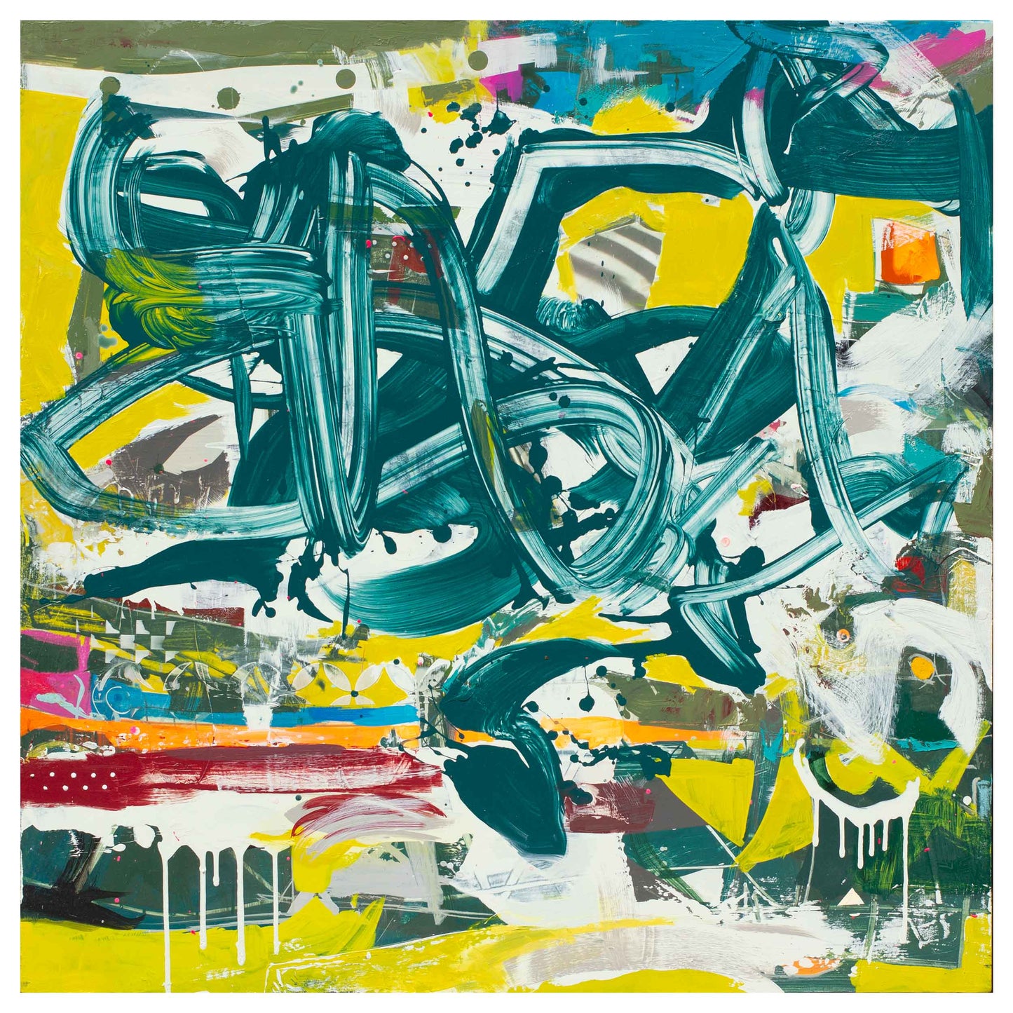 Short Loop #2, 48" x 48"