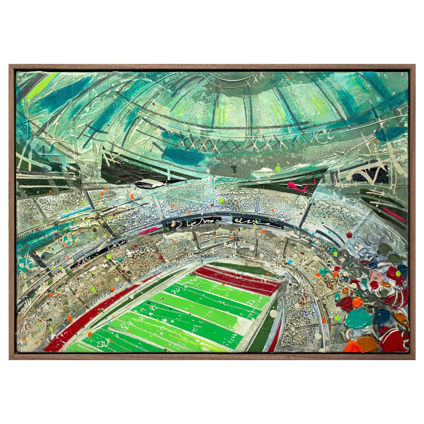 Little Stadium, 13" x 17"