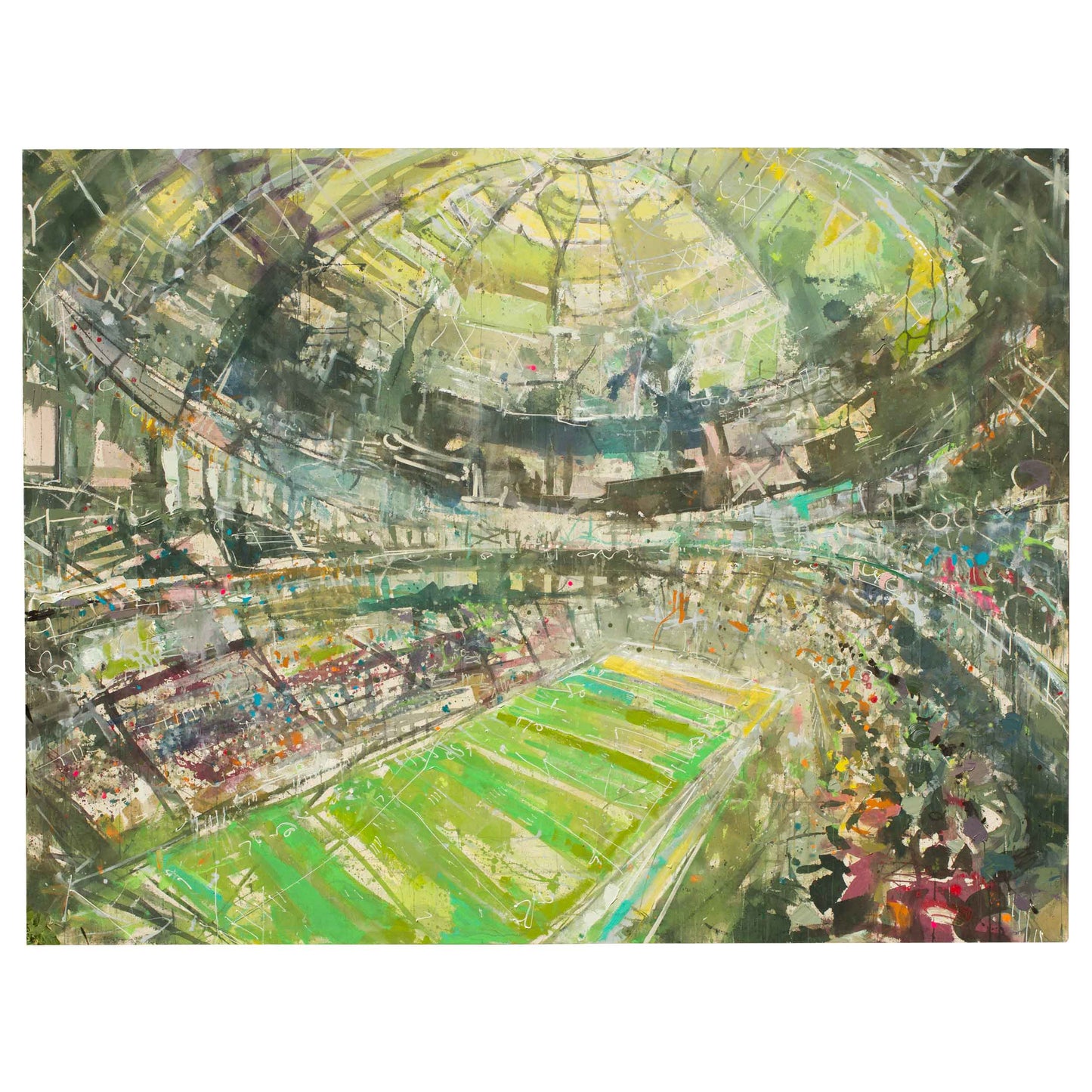 Stadium #2 - 66" x 88"