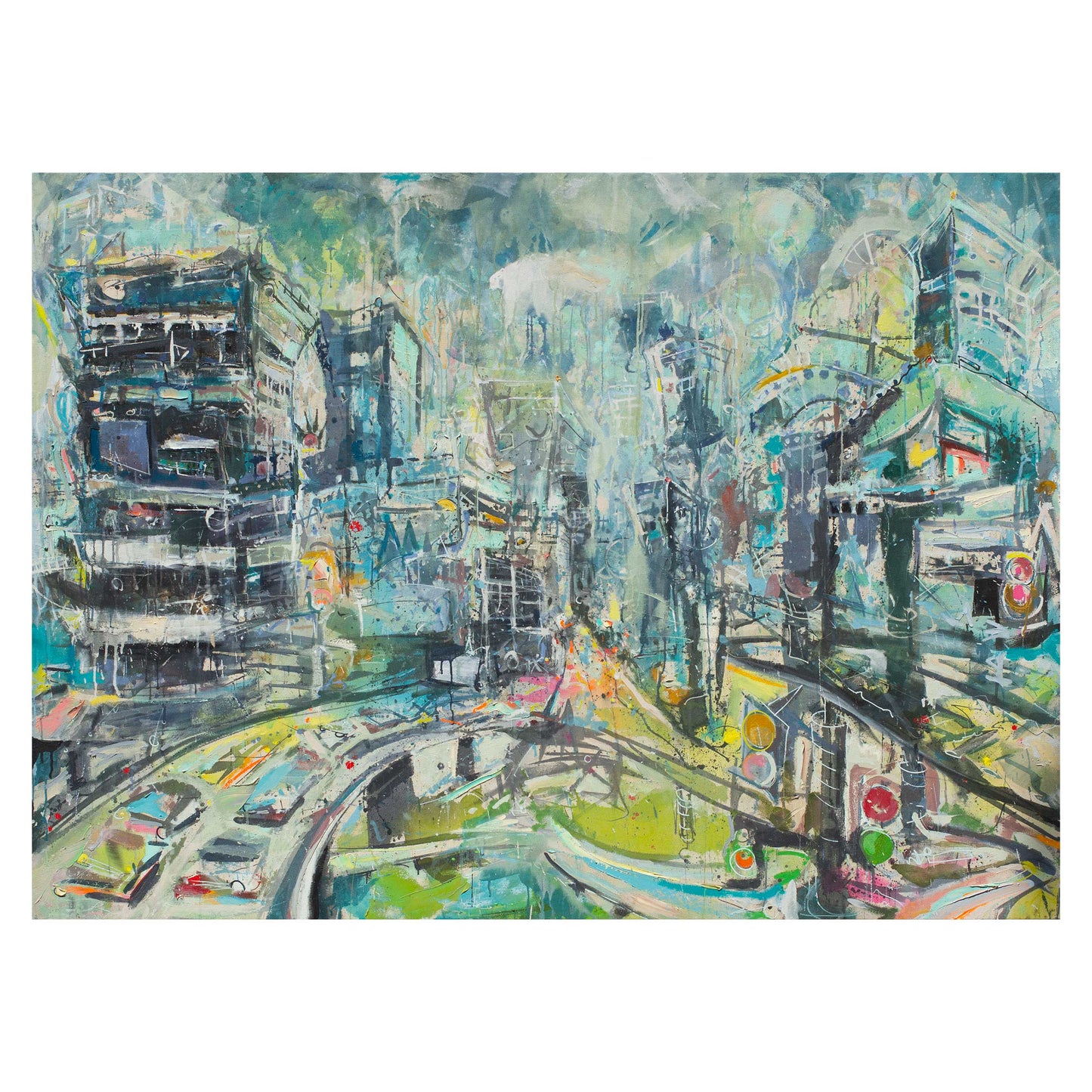 The Overpass, 60" x 80"