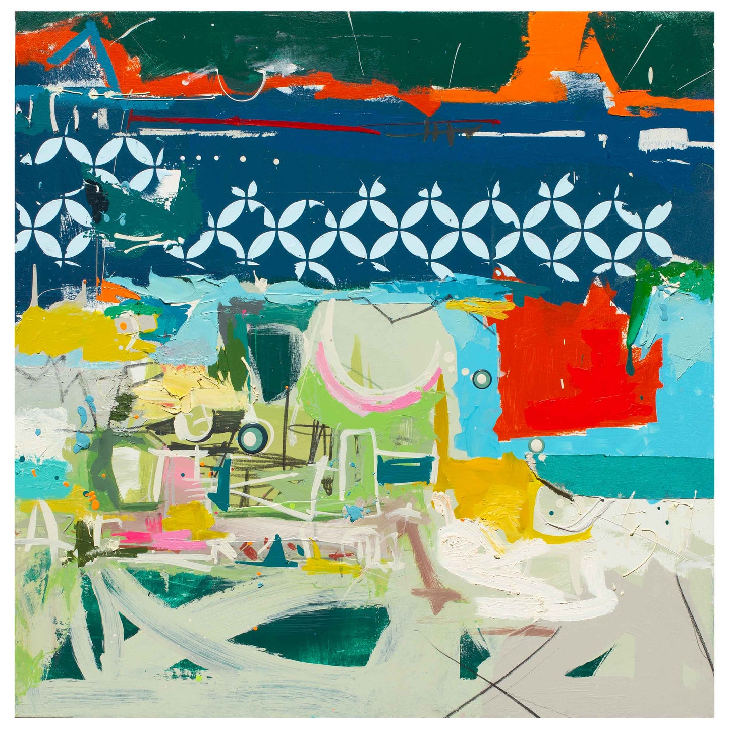 Time Piece #3, 38" x 38"