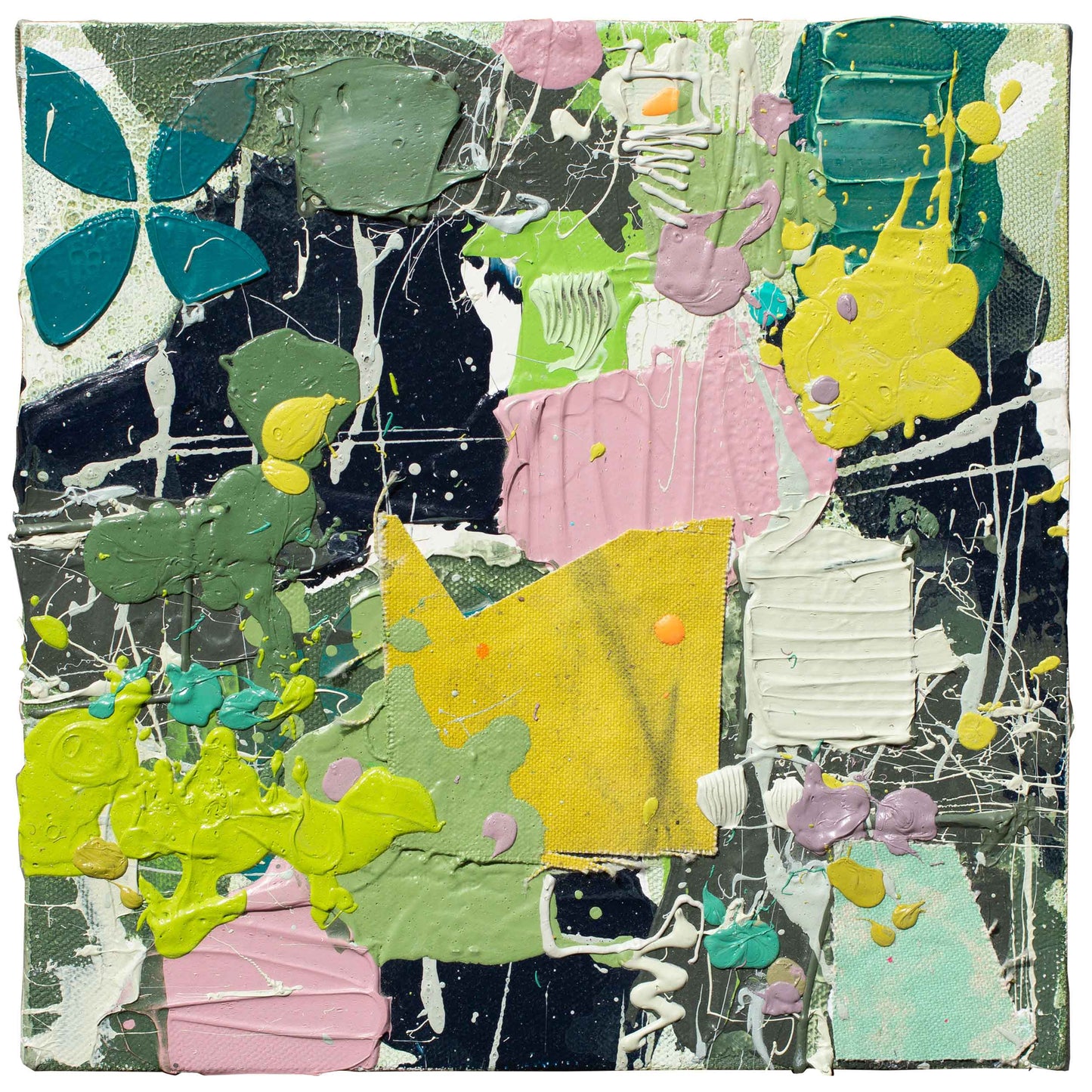 Coat of Many Colors #94, 9" x 9"