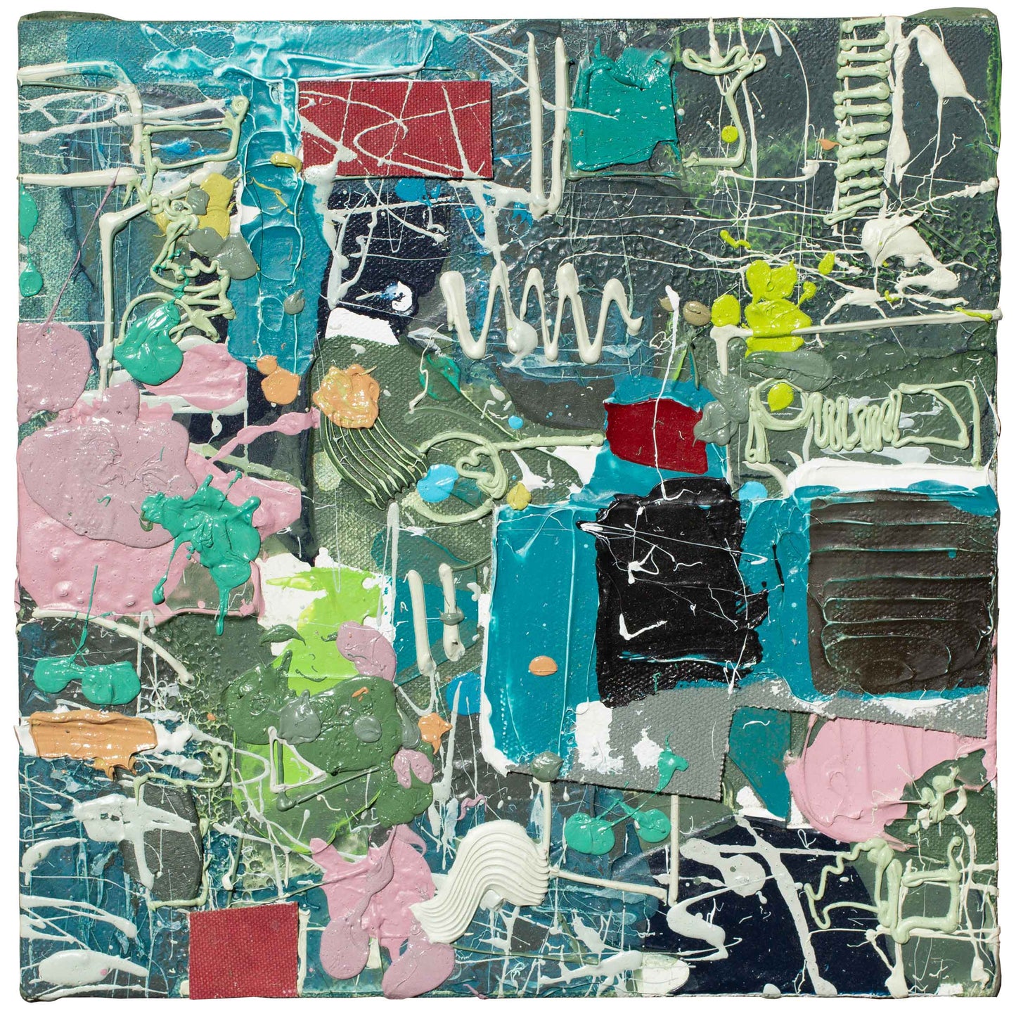 Coat of Many Colors #95, 9" x 9"