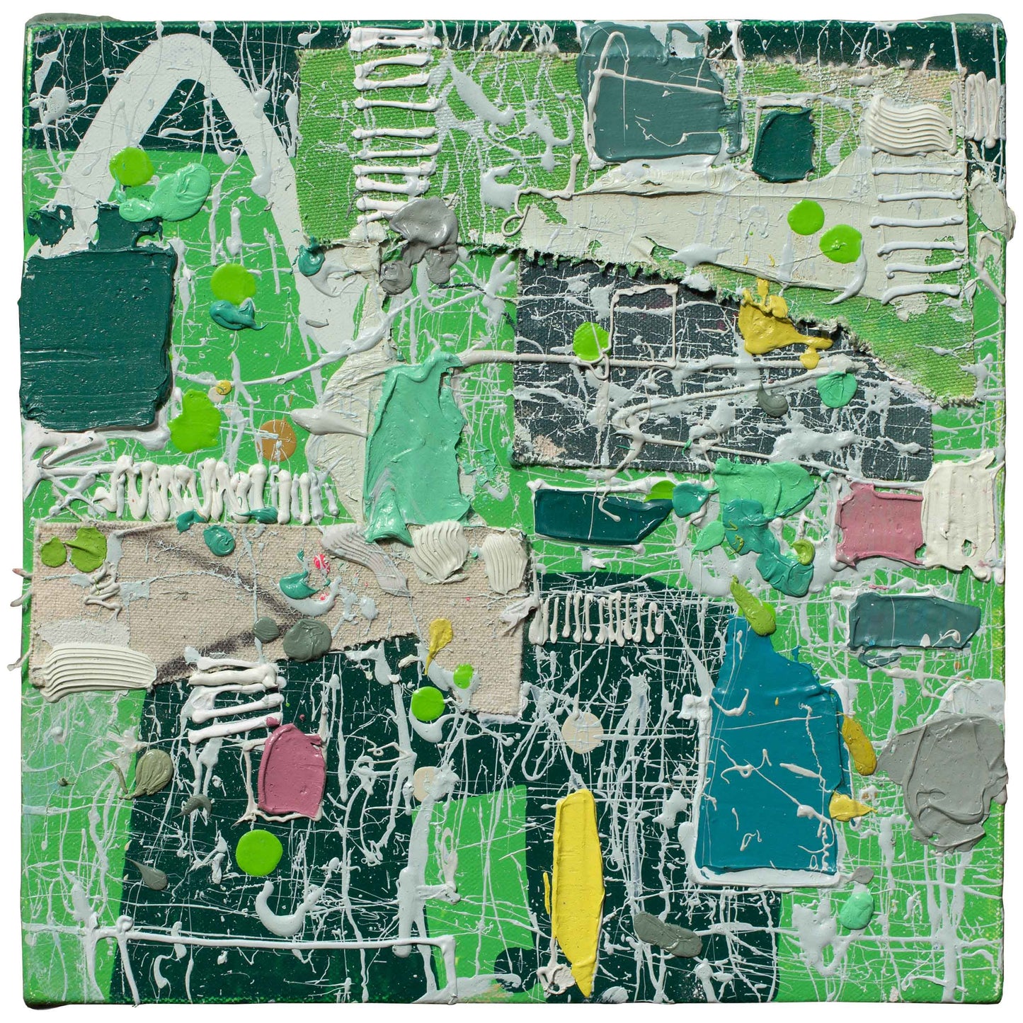 Coat of Many Colors #96, 10" x 10"