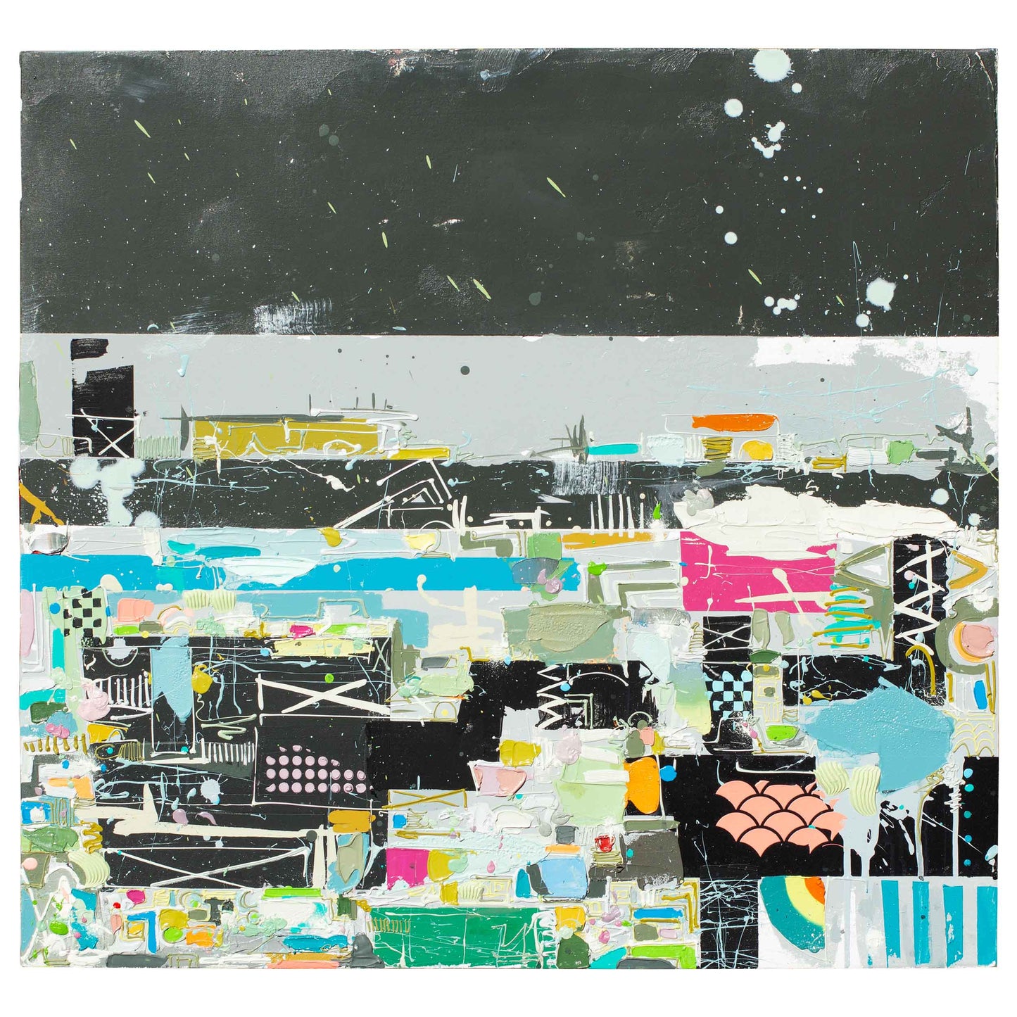 C7 - Excavator #1, 31" x 33"