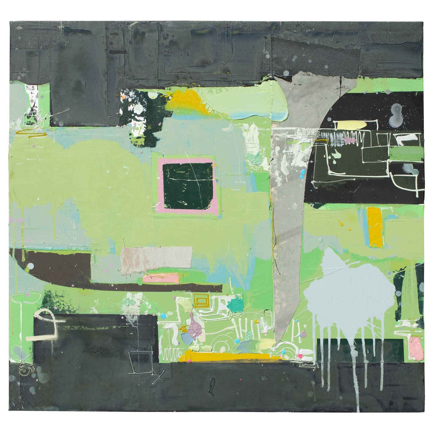 C7 - Excavator #2, 31" x 33"