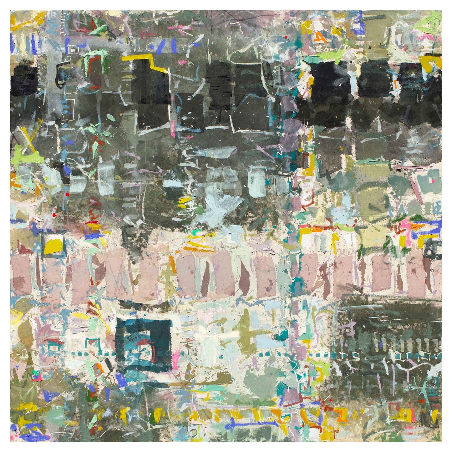 Relic #1, 62" x 62"