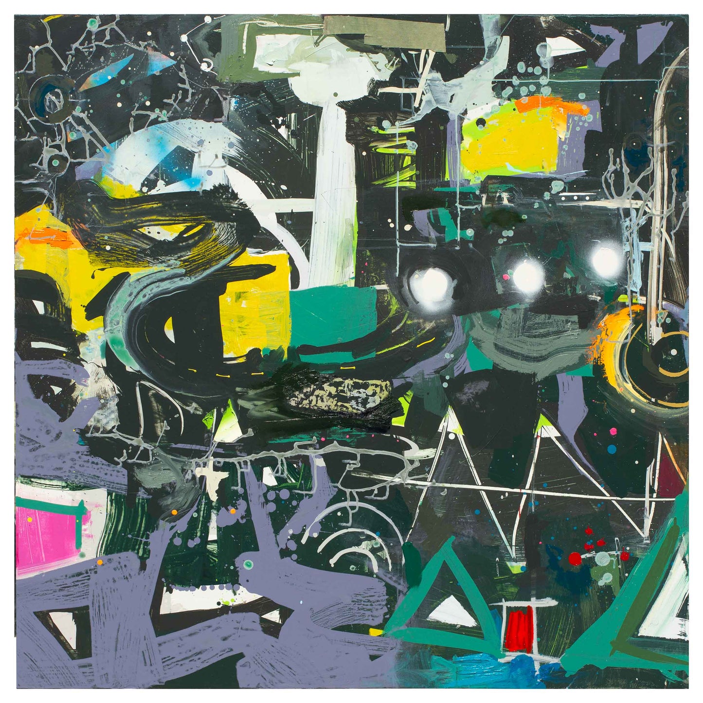 Traveler, 48" x 48"
