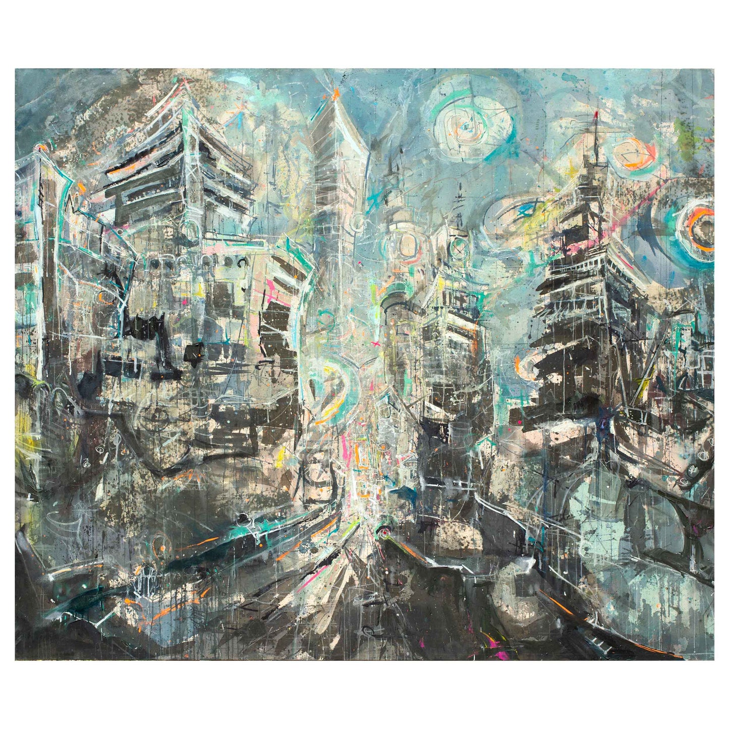 Uptown, 72" x 84"