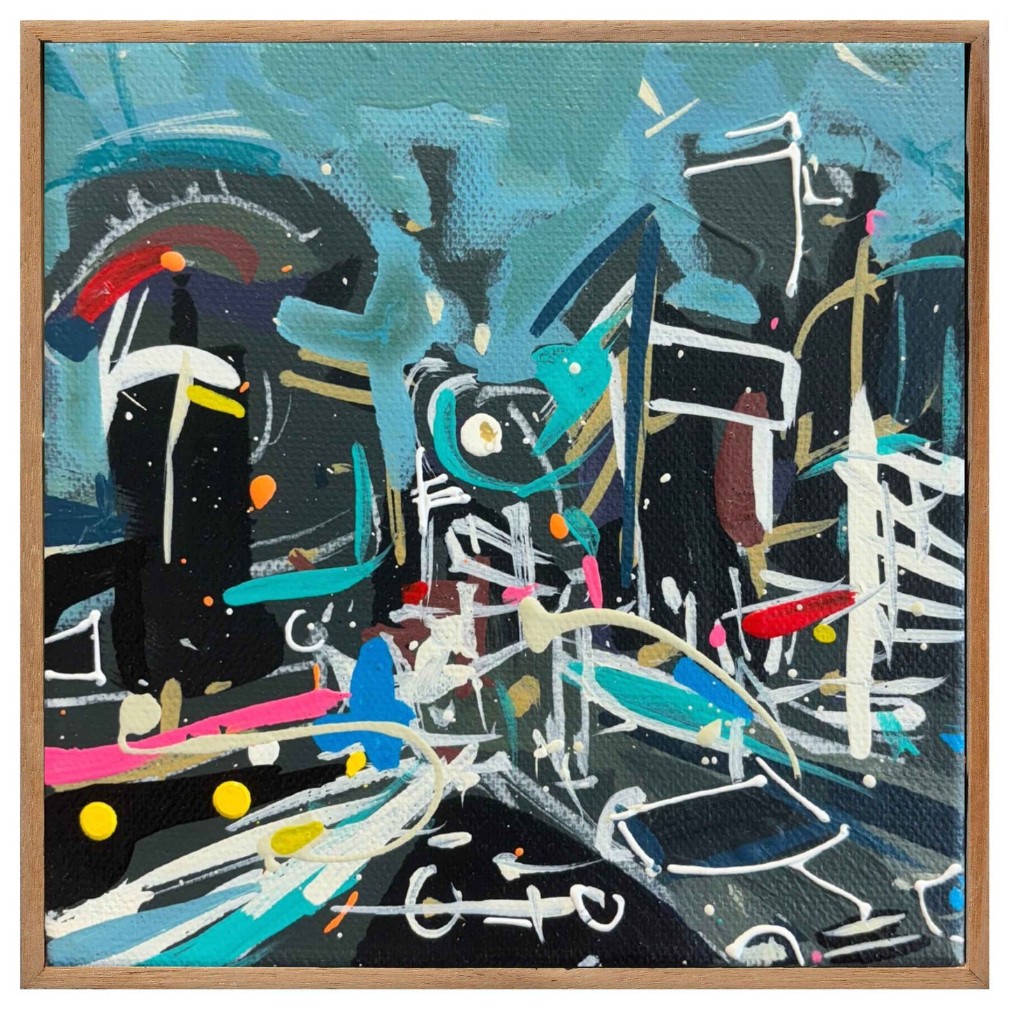 Back Streets, 6" x 6"