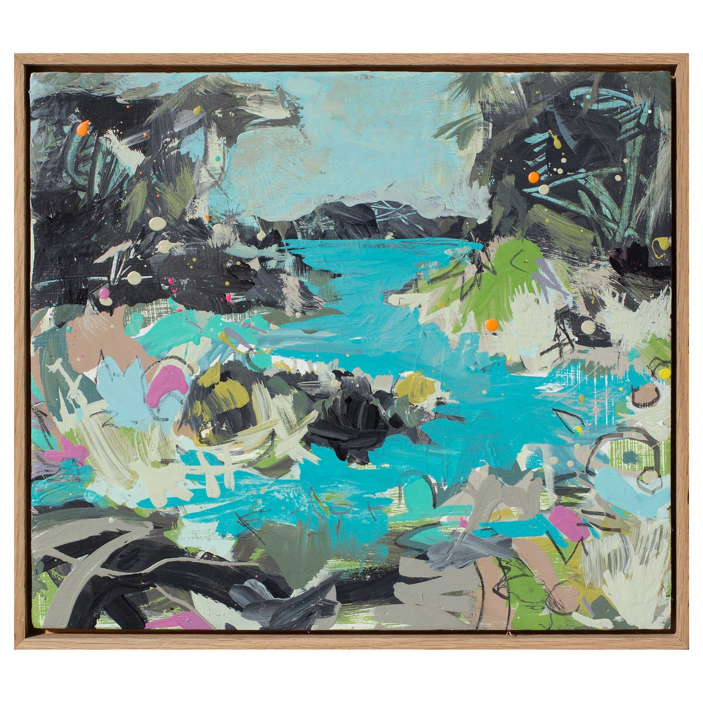 Little Bayou #1, 12" x 13.75"