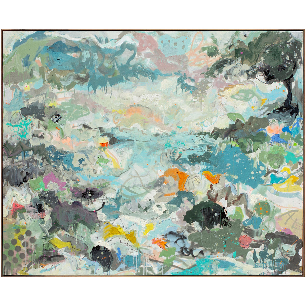 Sapphire Shores #2, 64" x 78.5"