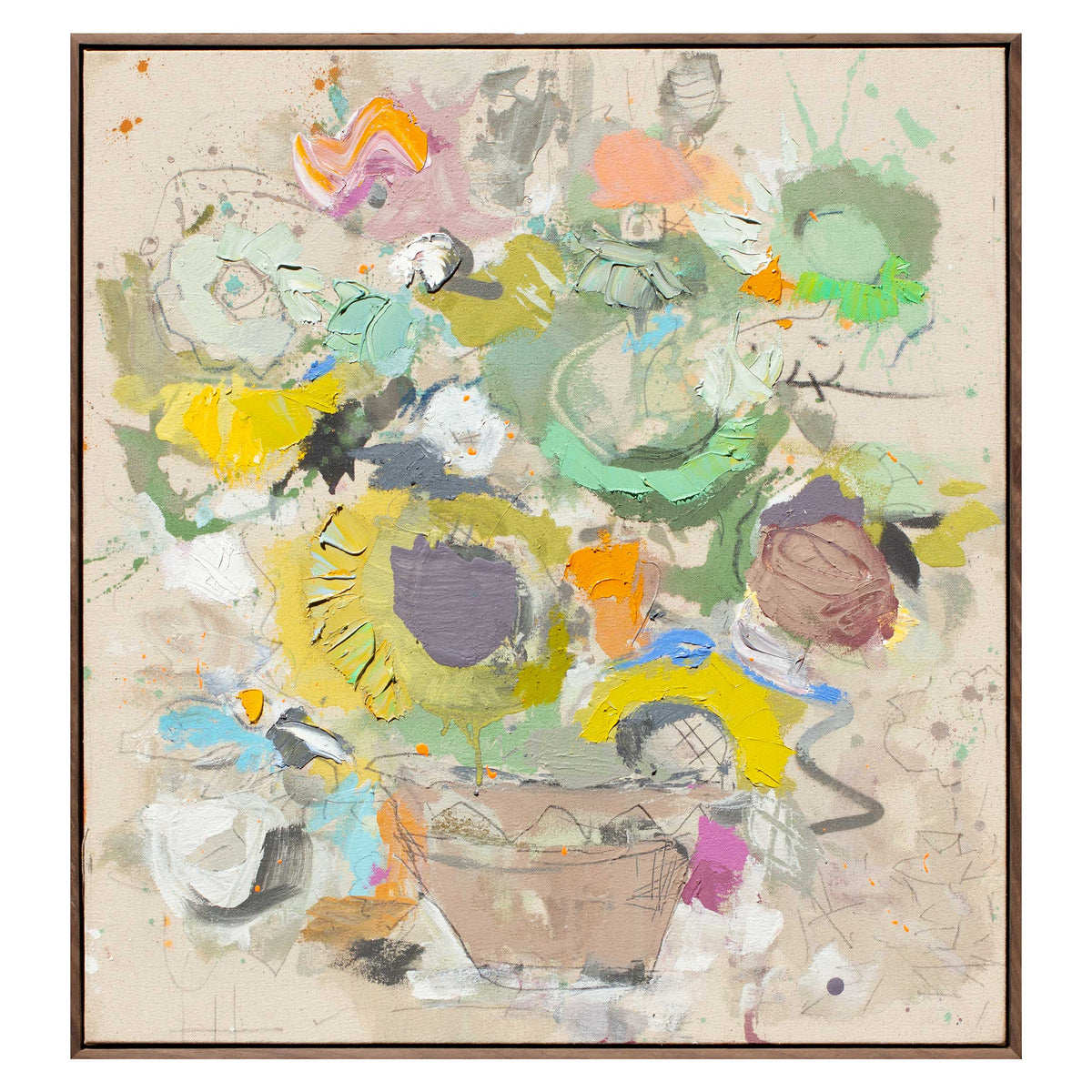 Urban Garden - Bouquet #2, 28" x 24"