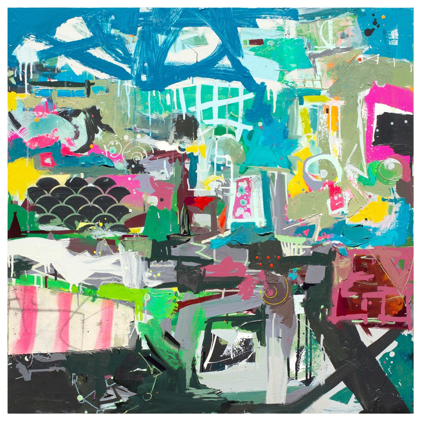 Pulp Friction,  36" x 36"