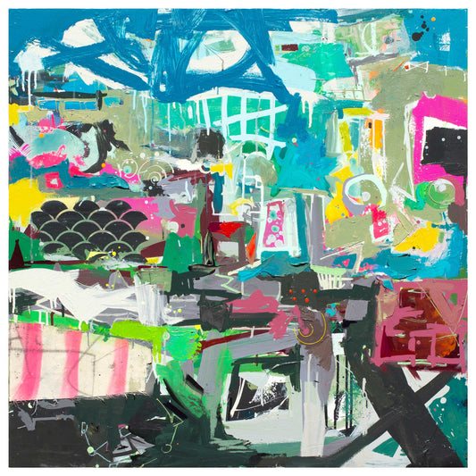 Pulp Friction,  36" x 36"