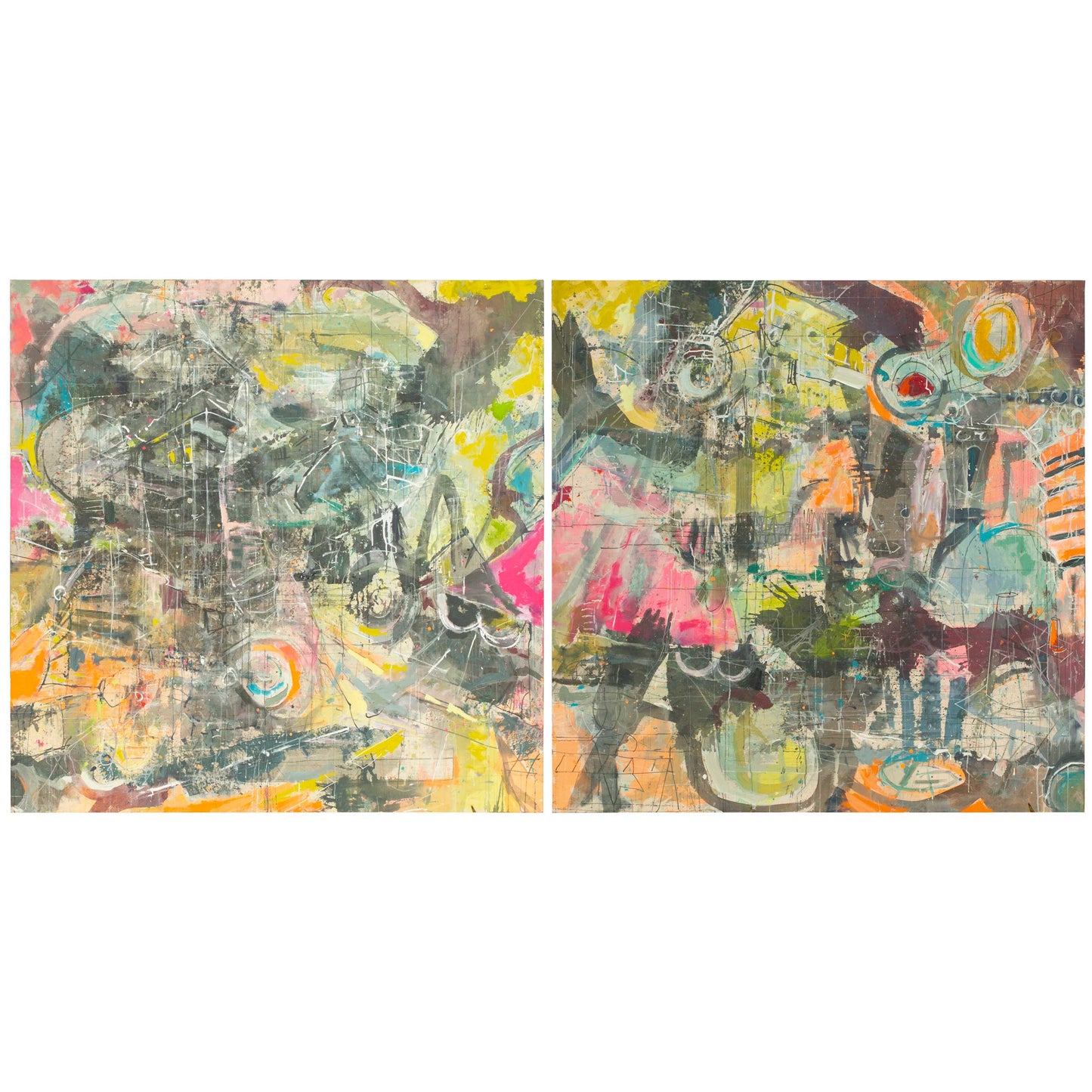 The View #3, 72" x 144" diptych