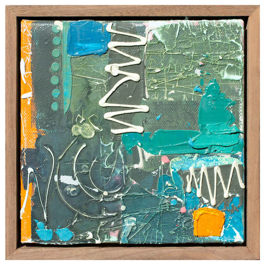 Coat of Many Colors #90, 6" x 6"