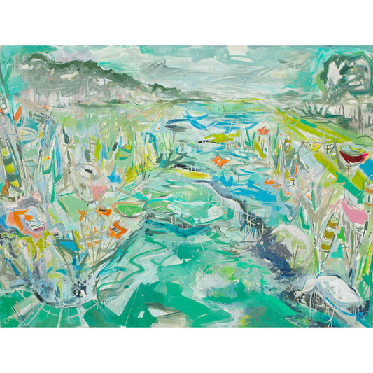 Kingfisher, 60" x 80"