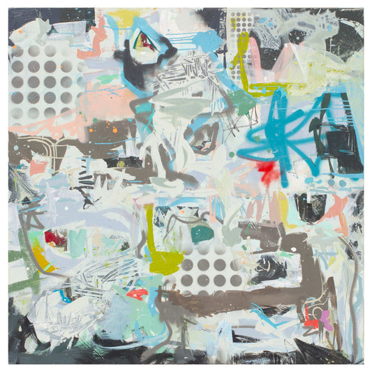 Kittywampus #2, 48" x 48"